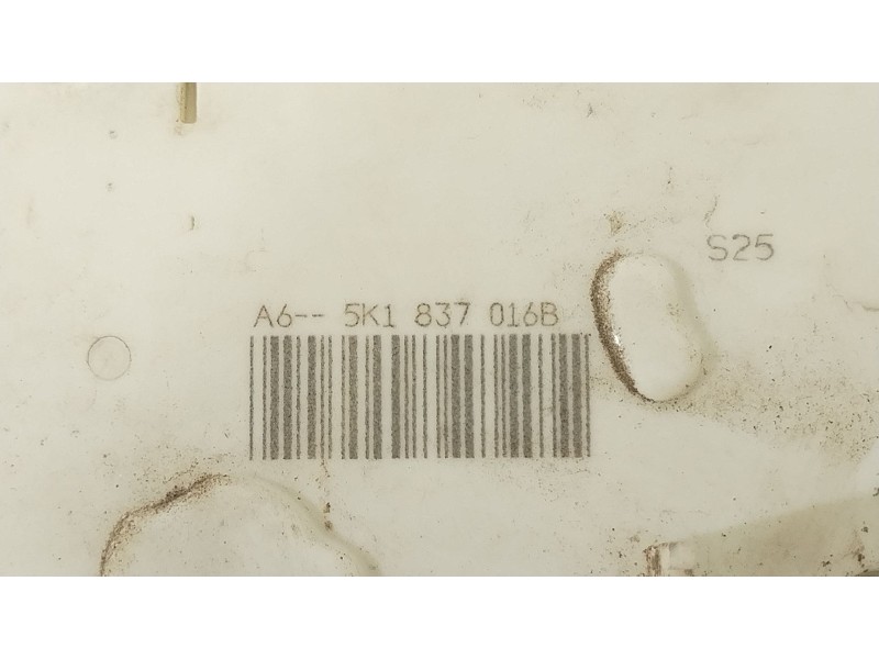 Recambio de cerradura puerta delantera derecha para volkswagen golf vi (5k1) 2.0 gti referencia OEM IAM 5K1837016B  