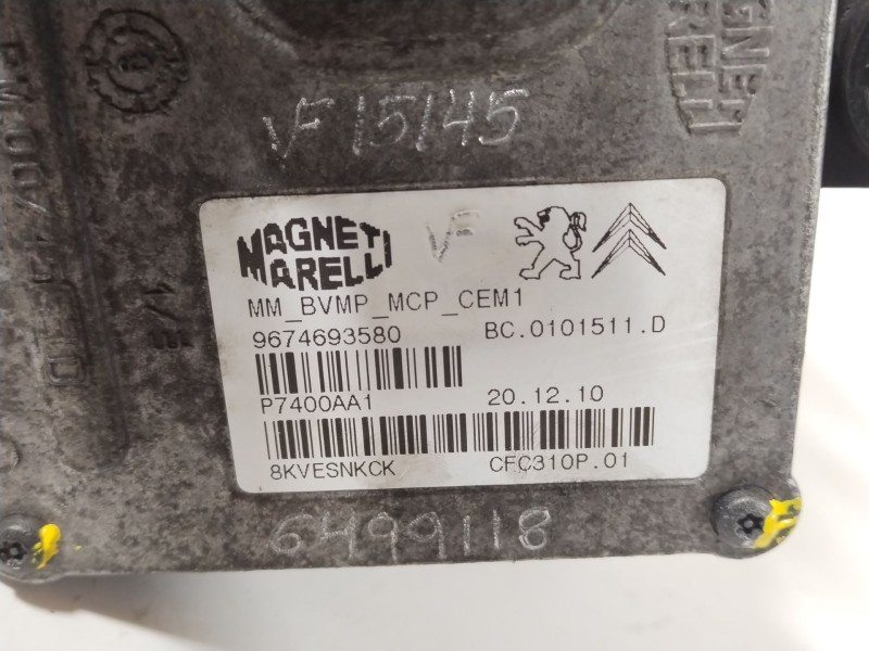 Recambio de centralita cambio automatico para peugeot 5008 (0u_, 0e_) 1.6 hdi referencia OEM IAM 9674693580  