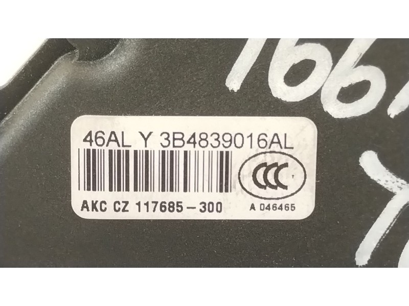 Recambio de cerradura puerta trasera derecha para seat toledo ii (1m2) 1.6 referencia OEM IAM 3B4839016AL  