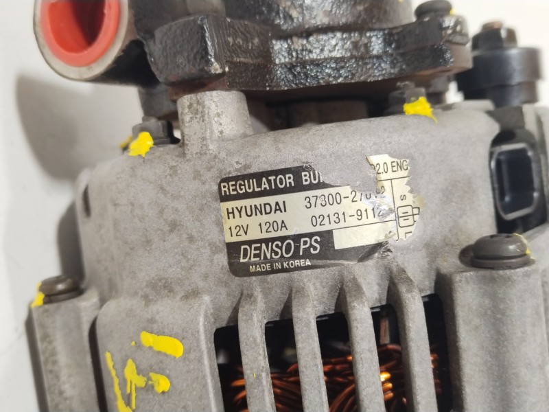 Recambio de alternador para hyundai tucson (jm) 2.0 crdi referencia OEM IAM 3730027012  