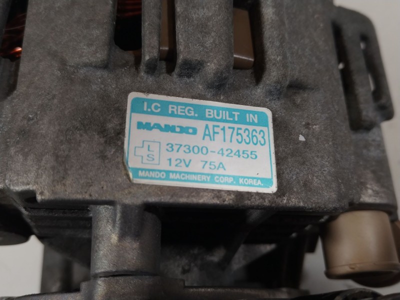 Recambio de alternador para hyundai h-1 furgoneta (a1) 2.5 td referencia OEM IAM 3730042455  