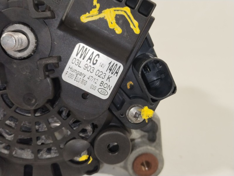 Recambio de alternador para audi a3 (8v1, 8vk) 1.6 tdi referencia OEM IAM 03L903023K F000BL0800 