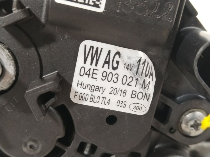 Recambio de alternador para seat ibiza iv (6j5, 6p1) 1.2 tsi referencia OEM IAM 04E903021M  