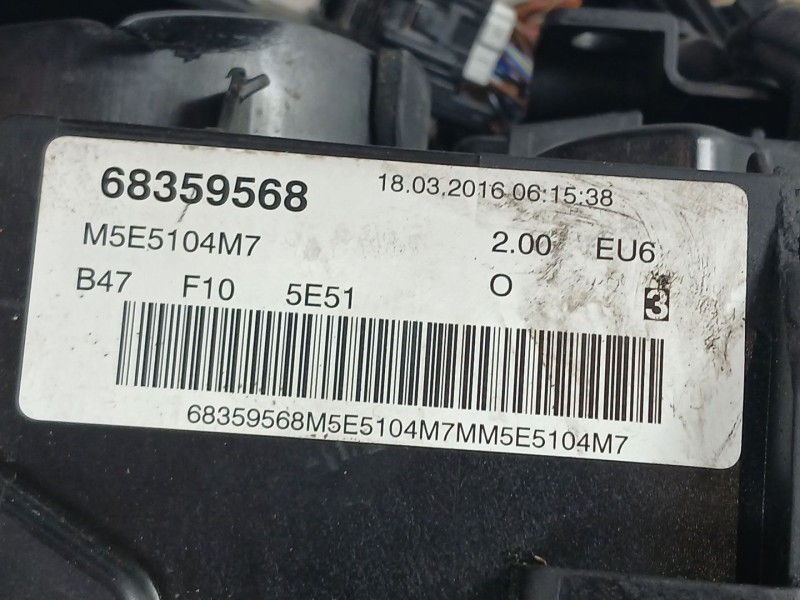 Recambio de motor completo para bmw serie 5 lim. (f10) 520d efficientdynamics edition referencia OEM IAM B47D20A  