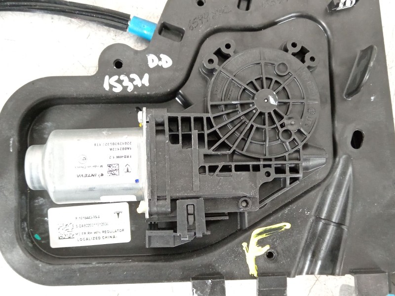 Recambio de elevalunas delantero derecho para tesla model 3 ev referencia OEM IAM 1616443899A 1A002172A 