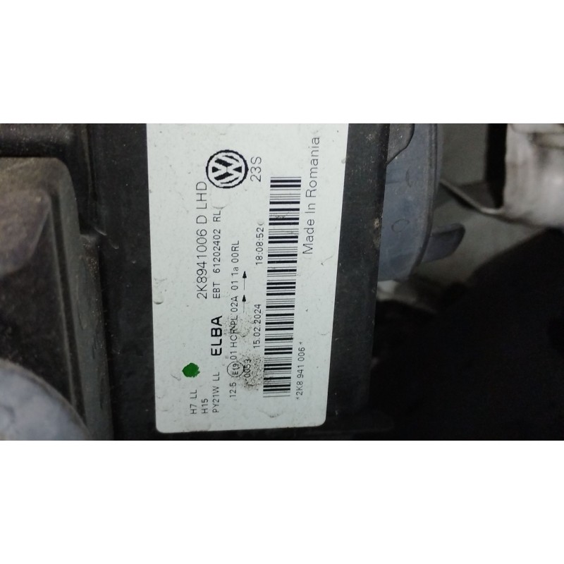 Recambio de faro derecho para volkswagen caddy v monospace (sbb, sbj) 2.0 tdi bmt referencia OEM IAM 2K8941006D  
