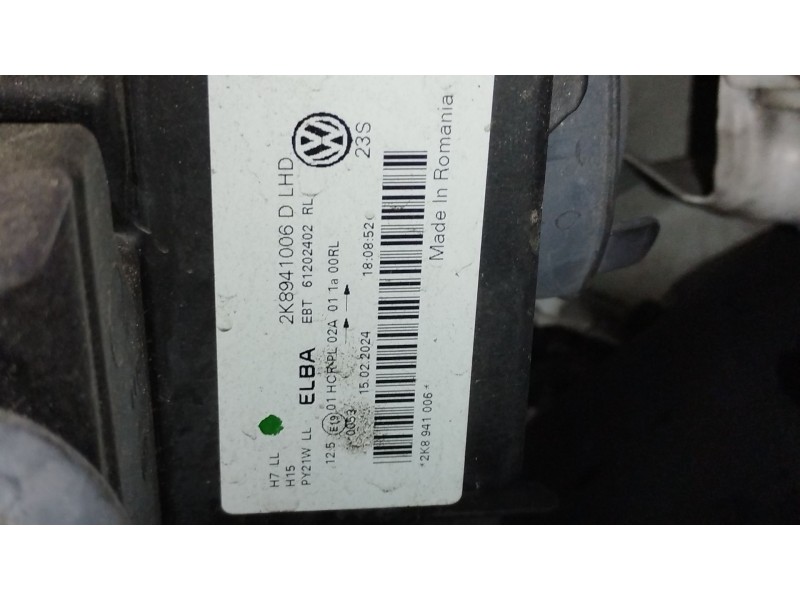 Recambio de faro derecho para volkswagen caddy v monospace (sbb, sbj) 2.0 tdi bmt referencia OEM IAM 2K8941006D  