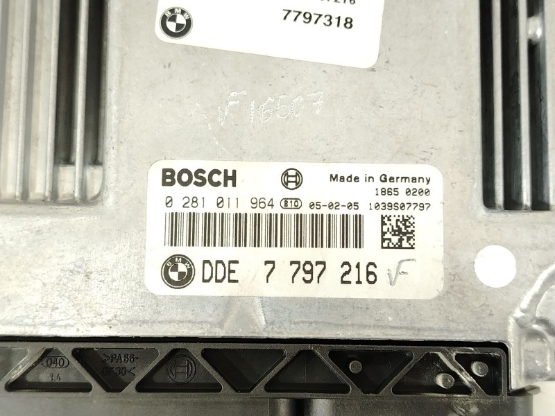 Recambio de centralita motor uce para bmw 1 (e87) 118 d referencia OEM IAM 7797216 0281011964 