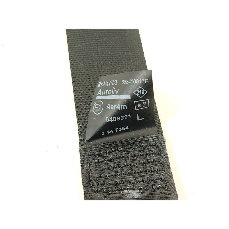 Recambio de cinturon seguridad trasero izquierdo para renault scénic iii (jz0/1_) 1.2 tce referencia OEM IAM 888410017R  