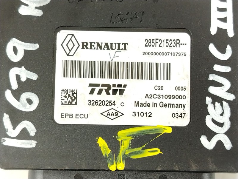 Recambio de modulo electronico para renault scénic iii (jz0/1_) 1.2 tce referencia OEM IAM 285F21523R  