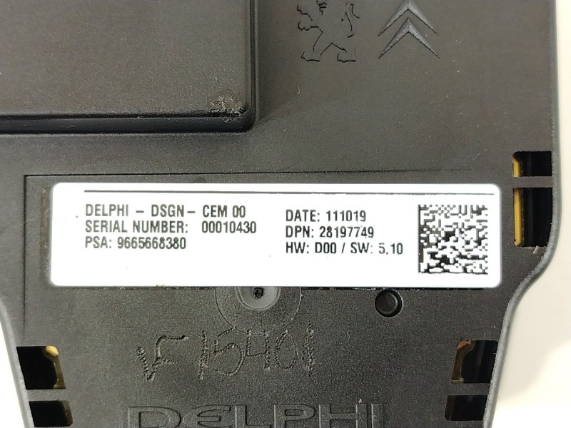 Recambio de mando multifuncion para peugeot 508 sw i (8e_) 2.2 hdi referencia OEM IAM 9665668380 28197749 