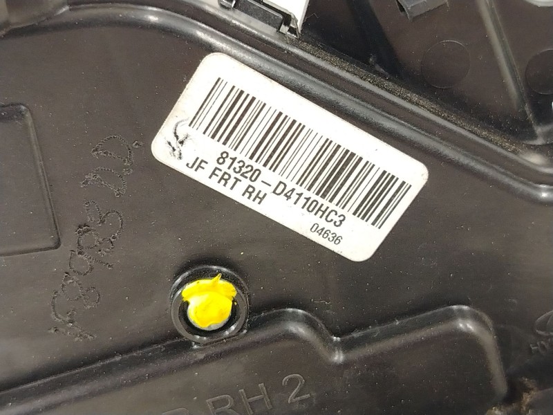 Recambio de cerradura puerta delantera derecha para kia optima concept referencia OEM IAM 81320D4110 81320D4110HC3 
