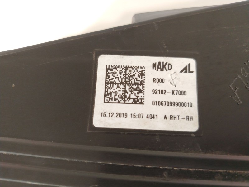 Recambio de faro derecho para hyundai i10 iii (ac3, ai3) 1.0 mpi referencia OEM IAM 92102K7000  