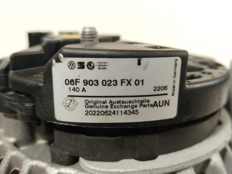Recambio de alternador para seat altea xl (5p5, 5p8) 2.0 tdi 16v referencia OEM IAM 06F903023FX 20220624114345 