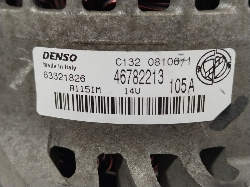 Recambio de alternador para alfa romeo gt (937_) 1.9 jtd (937cxn1b) referencia OEM IAM 46782213 63321826 