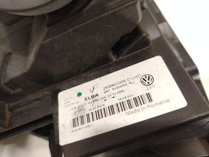 Recambio de faro derecho para volkswagen caddy v monospace (sbb, sbj) 2.0 tdi bmt referencia OEM IAM 2K8941006D  