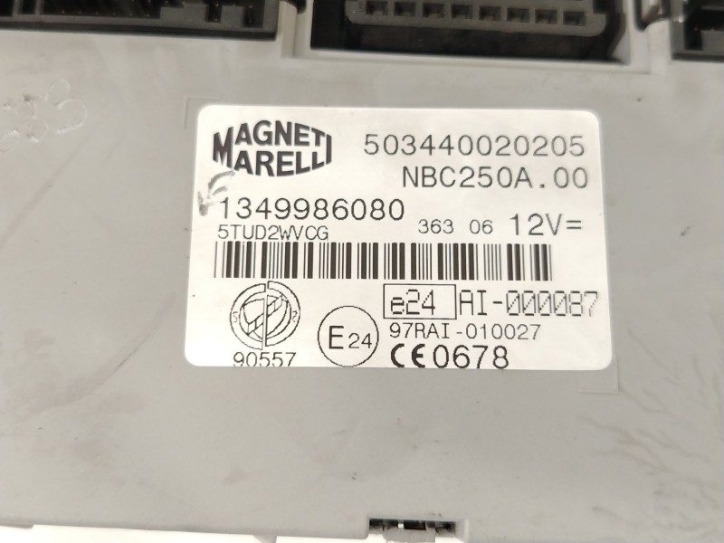 Recambio de modulo electronico para fiat ducato furgoneta (250_) 120 multijet 2,3 d referencia OEM IAM 1349986080 5TUD2WVCG 