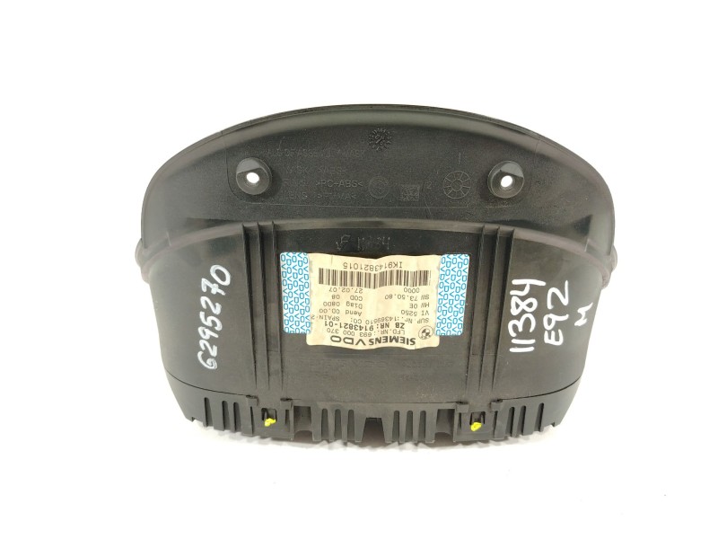 Recambio de cuadro instrumentos para bmw 3 coupé (e92) 320 i referencia OEM IAM 9143821 693000370 A2C53113047