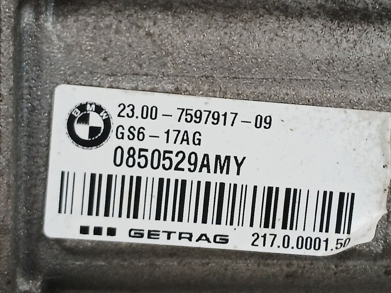 Recambio de caja cambios para bmw 1 (f21) 116 i referencia OEM IAM GS617AG 2300759791709 2170000150