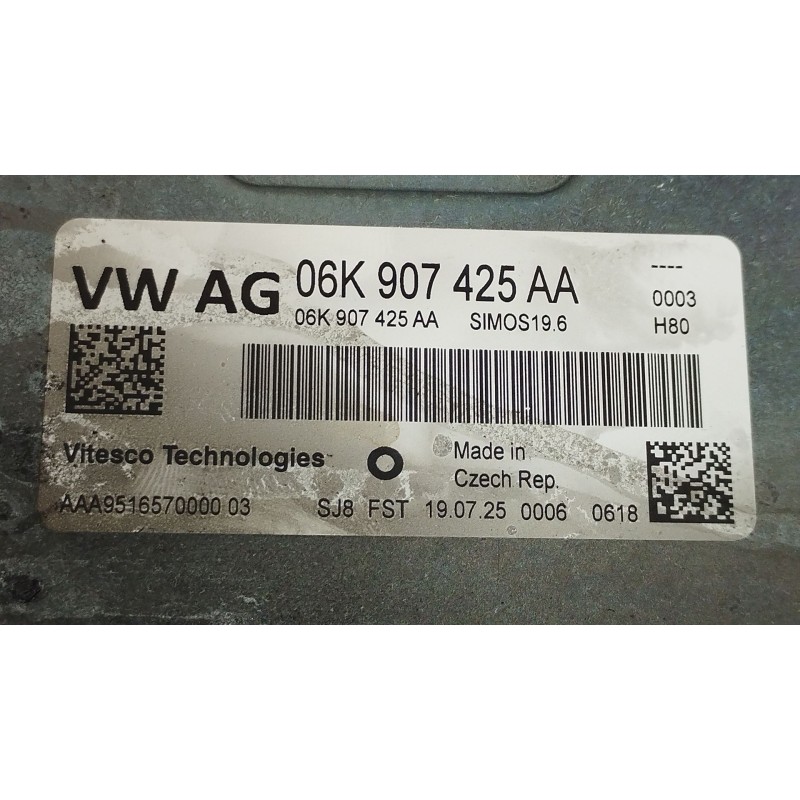 Recambio de centralita motor uce para cupra leon (kl1, ku1, kug) 2.0 tsi referencia OEM IAM 06K907425AA  