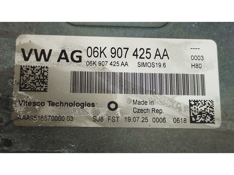 Recambio de centralita motor uce para cupra leon (kl1, ku1, kug) 2.0 tsi referencia OEM IAM 06K907425AA  