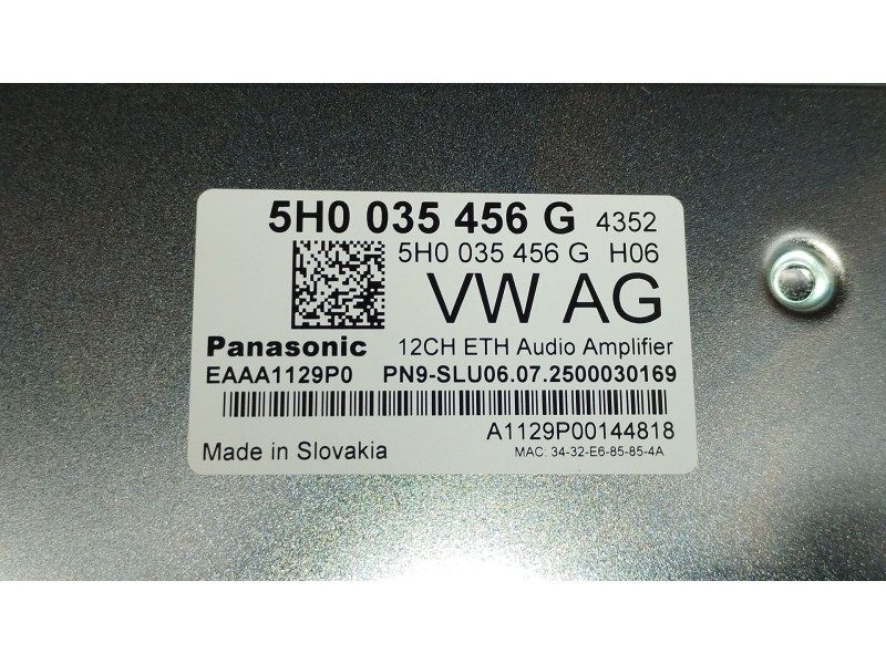 Recambio de amplificador para cupra leon (kl1, ku1, kug) 2.0 tsi referencia OEM IAM 5H0035456G  