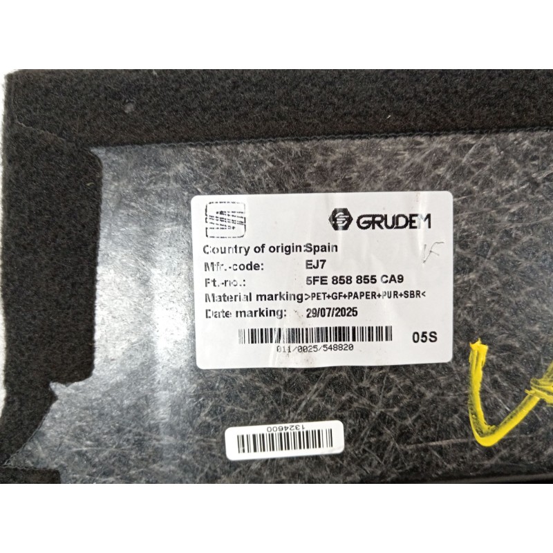 Recambio de bandeja trasera para cupra leon (kl1, ku1, kug) 2.0 tsi referencia OEM IAM 5FE858855  