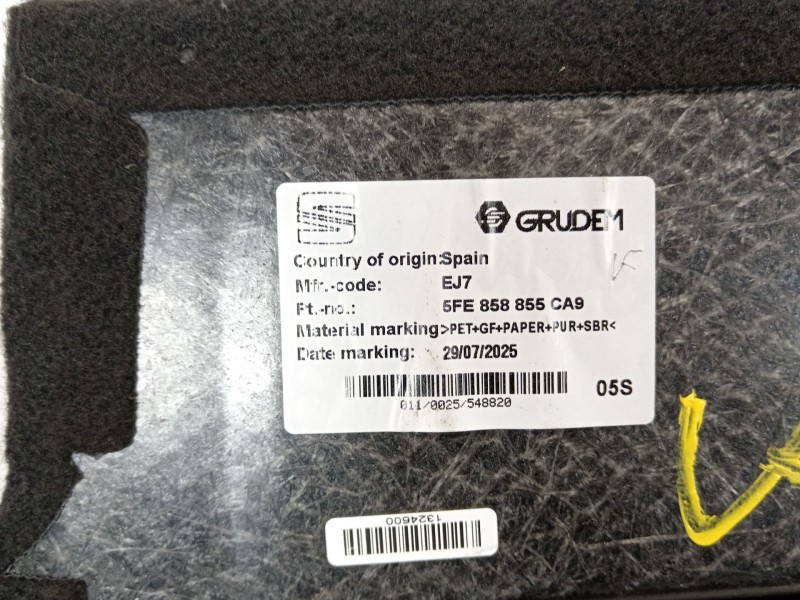 Recambio de bandeja trasera para cupra leon (kl1, ku1, kug) 2.0 tsi referencia OEM IAM 5FE858855  
