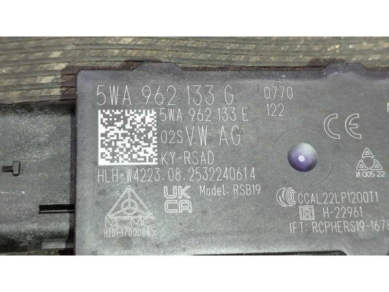 Recambio de antena para cupra formentor (km7, kmp) 2.0 tsi 4drive referencia OEM IAM 5WA962133G 5WA962133E 