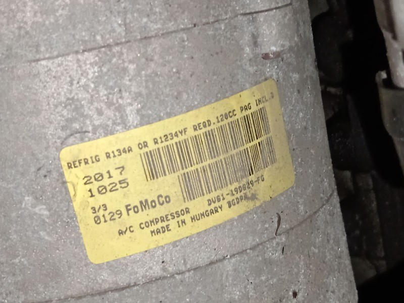 Recambio de compresor aire acondicionado para ford focus iv (hn) 1.0 ecoboost referencia OEM IAM DV6119D629FG  