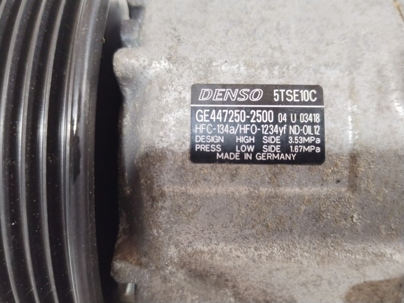 Recambio de compresor aire acondicionado para toyota yaris active referencia OEM IAM 4472502500 5TSE10C 883100DA90