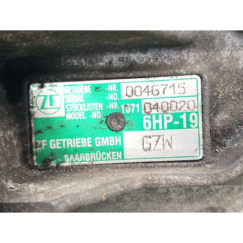 Recambio de caja cambios para audi a6 c6 (4f2) 3.0 tdi quattro referencia OEM IAM GZW 6HP19 1071010020