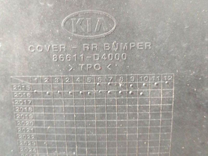 Recambio de paragolpes trasero para kia optima concept referencia OEM IAM 86690D5600 86611D4000 