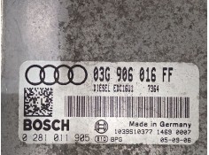 Recambio de centralita motor uce para audi a3 sportback (8pa) 2.0 tdi 16v referencia OEM IAM 03G906016FF 0281011905  2