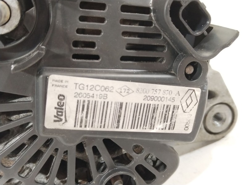 Recambio de alternador para renault twingo i (c06_) 1.2 (c066, c068) referencia OEM IAM 8200757870A 8200757870 TG12C062