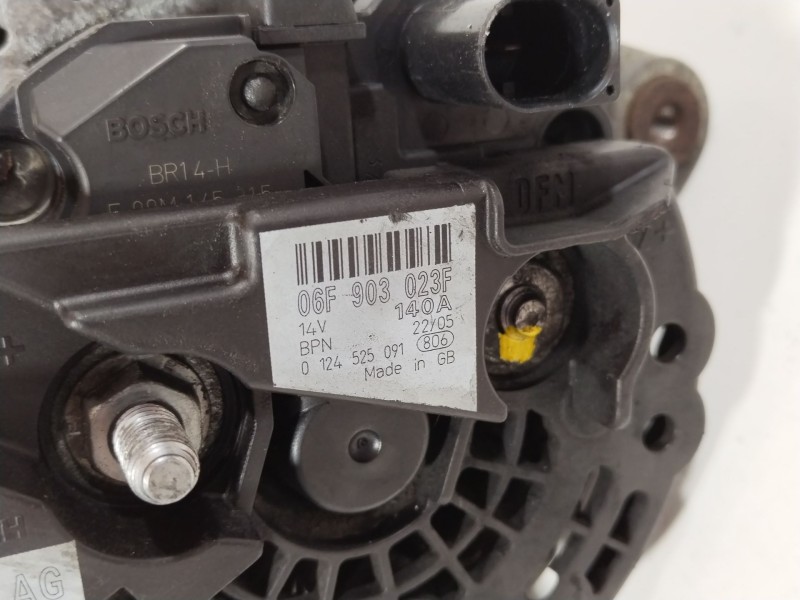 Recambio de alternador para audi a3 sportback (8pa) 2.0 tdi 16v referencia OEM IAM 06F903023F 0124525091 