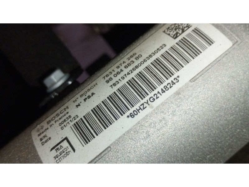 Recambio de cremallera direccion para peugeot traveller autobús (v_) 2.0 bluehdi 145 referencia OEM IAM 9806468380 7831974268 