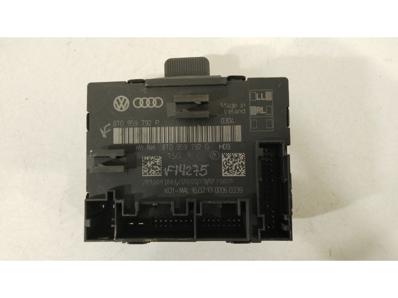 Recambio de modulo confort para audi a4 b8 (8k2) 2.0 tdi referencia OEM IAM 8T0959792P 8T0959792G 