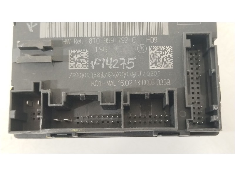 Recambio de modulo confort para audi a4 b8 (8k2) 2.0 tdi referencia OEM IAM 8T0959792P 8T0959792G 