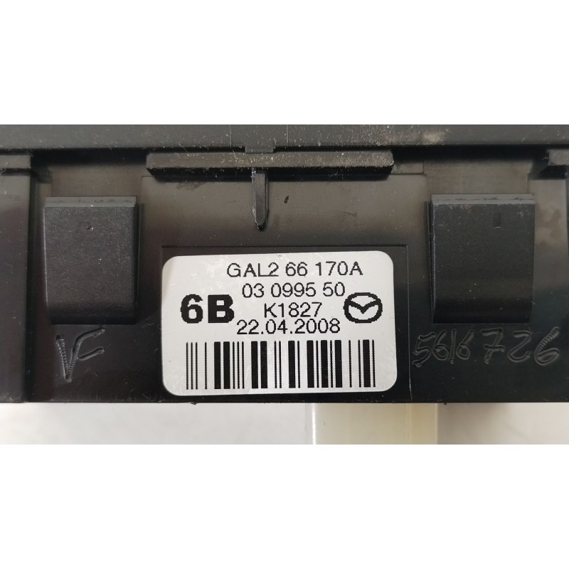 Recambio de mando multifuncion para mazda 6 lim. (gh) 2.5 170cv luxury (4-ptas.) referencia OEM IAM GAL266170A  
