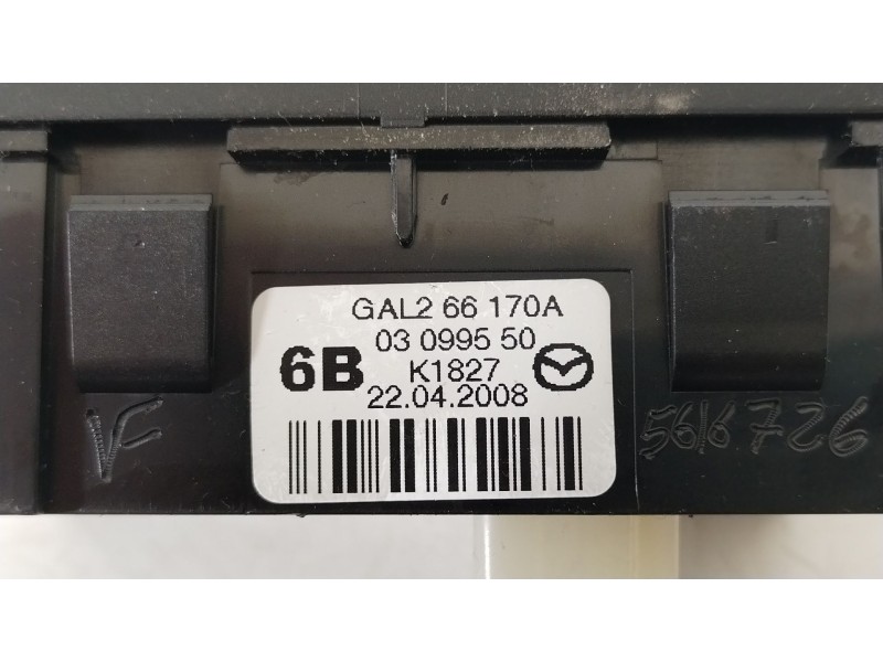 Recambio de mando multifuncion para mazda 6 lim. (gh) 2.5 170cv luxury (4-ptas.) referencia OEM IAM GAL266170A  