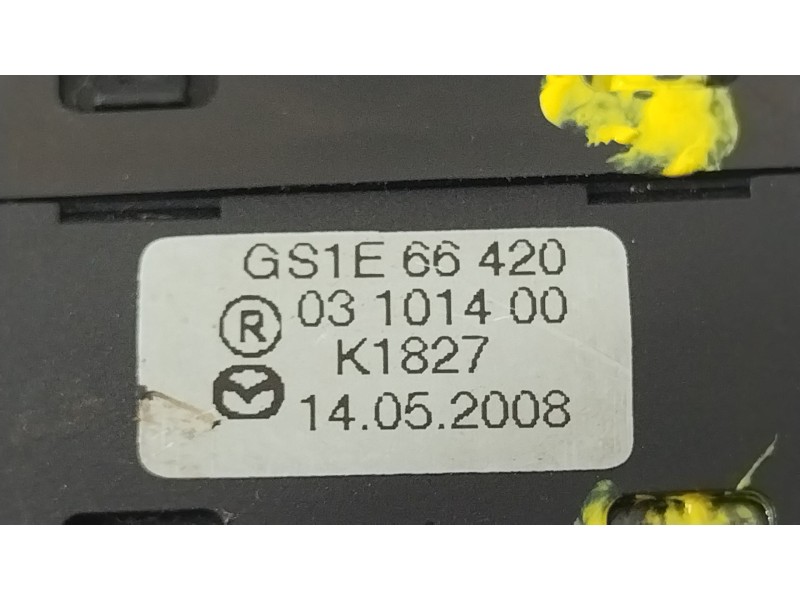 Recambio de interruptor para mazda 6 lim. (gh) 2.5 170cv luxury (4-ptas.) referencia OEM IAM GS1E66420  