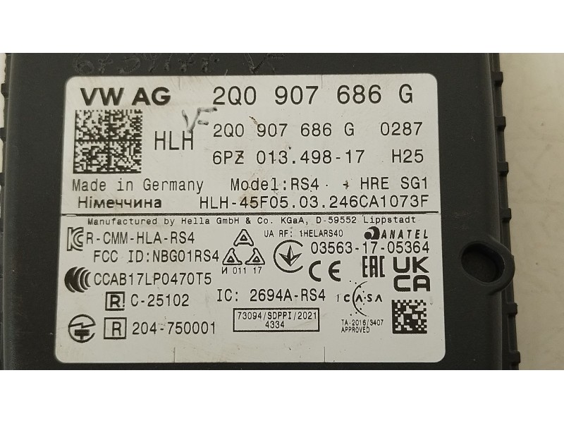 Recambio de sensor para cupra formentor formentor cupra 150 ehyb referencia OEM IAM 2Q0907686G  