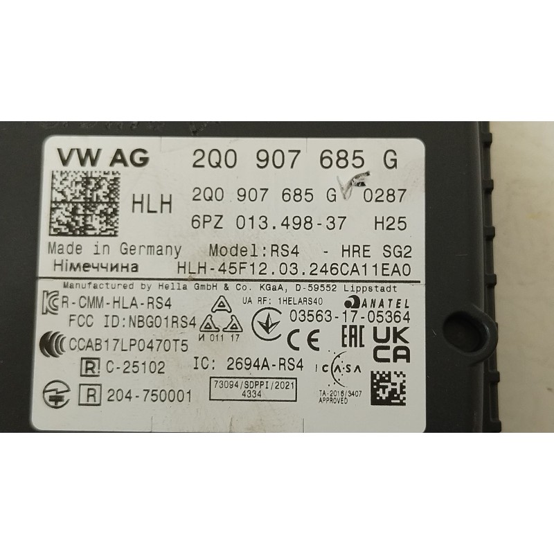 Recambio de sensor para cupra formentor formentor cupra 150 ehyb referencia OEM IAM 2Q0907685G  