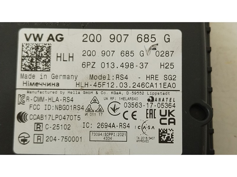 Recambio de sensor para cupra formentor formentor cupra 150 ehyb referencia OEM IAM 2Q0907685G  