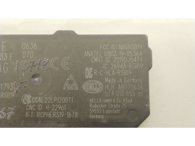 Recambio de modulo electronico para cupra formentor formentor cupra 150 ehyb referencia OEM IAM 5WA962133F  