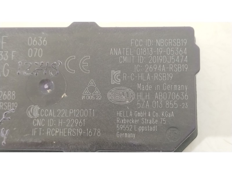 Recambio de modulo electronico para cupra formentor formentor cupra 150 ehyb referencia OEM IAM 5WA962133F  