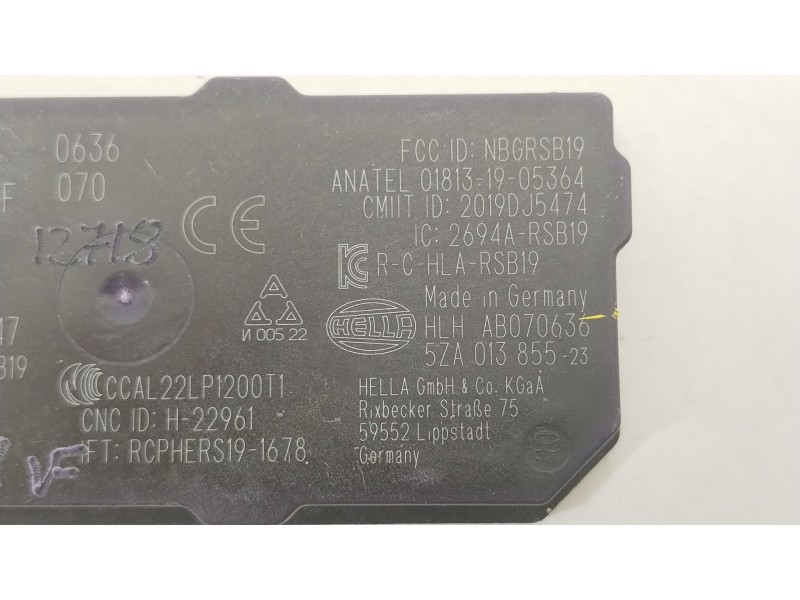 Recambio de modulo electronico para cupra formentor formentor cupra 150 ehyb referencia OEM IAM 5WA962133F  