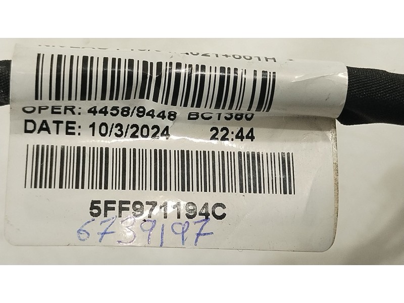 Recambio de cable para cupra formentor formentor cupra 150 ehyb referencia OEM IAM 5FF971194C  