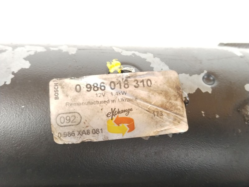 Recambio de motor arranque para peugeot 307 (3a/c) 2.0 hdi 90 referencia OEM IAM 0986018310 5802W5 